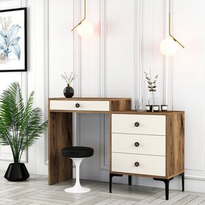 Stol, Lizbon 554 - Walnut, Cream