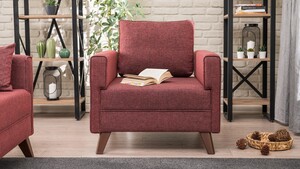 Fotelja BELLA crvena, Bella Armchair - Claret Red