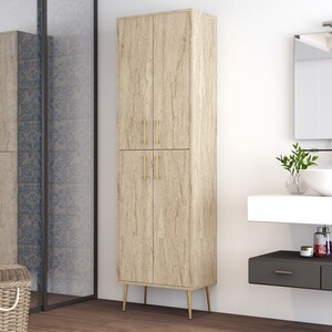 Višenamjenski ormarić BERLIN A, boja Travertine