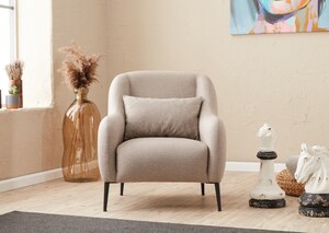 Sofa, Krem, Venus 1-Seat - Cream
