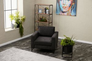 Sofa, Antracit Crno, Berlin - Anthracite, Black