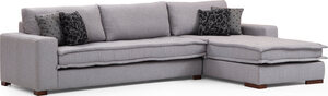 Kutna garnitura, LENA, lijeva, siva, Lena Corner Right ( L3+Chl ) - Light Grey
