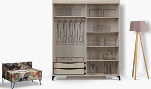 Garderoba, Pasific Home Fuga - 190 Meşe Dolap