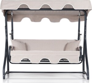 Vrtni trosjed za ljuljanje, višebojno boja, Olea 3 Kişilik Salıncak - Bej