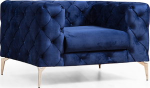 Fotelja, Mornarsko plava, Como - Navy Blue