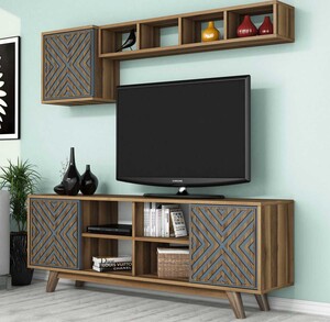 TV jedinica, İnci - Walnut, Blue