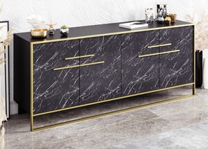 Komoda, Polka - Black