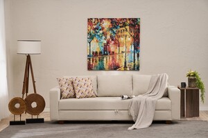 Kauč na razvlačenje s 3 sjedala LAUREN