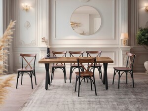 Stol za blagovaonicu GALA - 3022, boja oraha