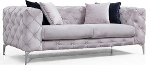 Dvosjed COMO svijetlosivi, Como - Light Grey