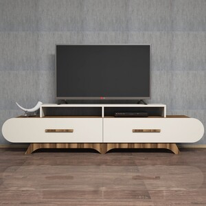 Stalak za televizor, Flora - Walnut, Cream