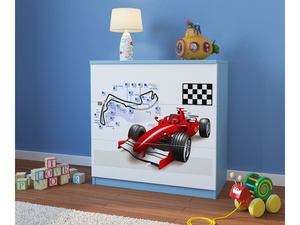Dječja komoda - formula-Plava