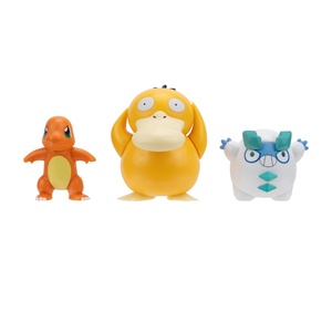 Pokemon Battle figure Charmander, Galarian Darumaka i Psyduck, 3 kom