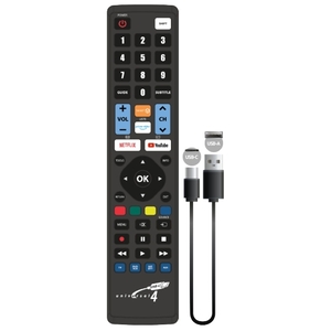 Jolly Line programabilni daljinski upravljač s USB-C za 4 uređaja + kabel