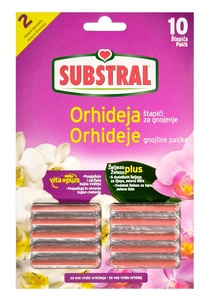 SUBSTRAL štapići za gnojidbu orhideja, 10 kom
