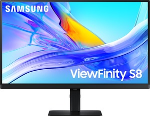Samsung monitor ViewFinity S80UD, LS27D800UAUXEN, 27" IPS 4K/UHD, 60Hz, 5ms, HDMI, DisplayPort, USB-C, pivot