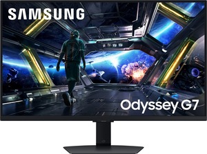 Samsung monitor Odyssey Gaming G70D, LS32DG702EUXDU, 32" IPS 4K/UHD , 144Hz, 1ms, 2xHDMI, DisplayPort, zvučnici, pivot