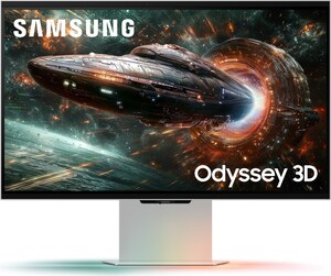 Samsung monitor Odyssey 3D Gaming G90XF, LS27FG900XUXEN, 27" IPS 4K/UHD , 165Hz, 1ms, 2xHDMI, DisplayPort, zvučnici