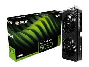 Grafička kartica Palit, nVidia GeForce RTX 5050 Dual 8GB GDDR6, PCIe 5.0, 3x DisplayPort 2.1, 1x HDMI 2.1