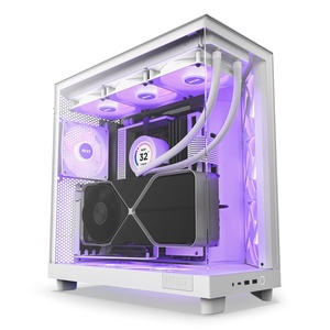 Kućište NZXT H6 Flow RGB, bijelo