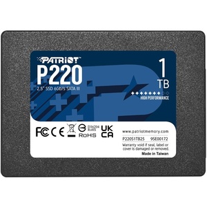 SSD 1TB Patriot P220, 2.5" SATA III, P220S1TB25