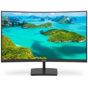 Philips 241E1SC, 23.6" FHD VA, 75Hz, 4ms, 1x HDMI, 1x VGA, 1500R, monitor