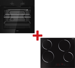 VIVAX HOME set CORE LINE pećnica BO-624MS G + ugradbena ploča BH-04MVC