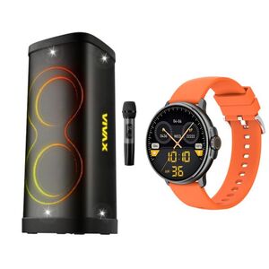 VIVAX zvučnik BS-1310 + Life PRO 2 pametni sat, narančasti