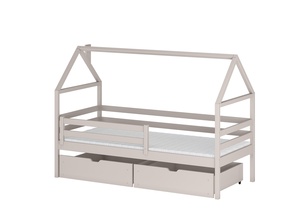 Drveni dječji krevet Aron s ladicom - kašmir - 180x80 cm