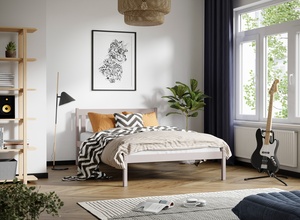 Drveni dječji krevet King - 200x140 cm - kašmir