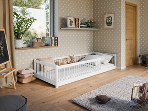 Drveni dječji krevet Pedro - bijeli - 180x80 cm