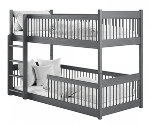 Drveni dječji krevet na kat Boston - grafit - 180x80