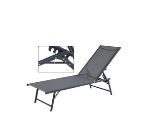 Sklopiva ležaljka Marfi, crna