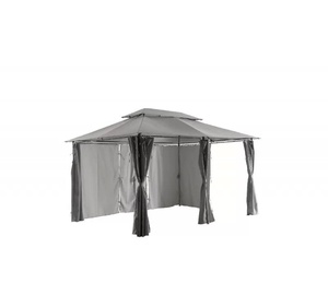 Gazebo paviljon Belize, 296 x 396 x 270 cm, siva