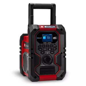 EINHELL akumulatorski radio TE-CR 18 Li DAB+/FM/BT-Solo, 18 V, 87.5 MHz, snaga zvučnika 10 W