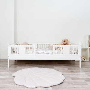 Drveni dječji krevet Luna 20 - bijeli - 180x80 cm - S 2 ladice