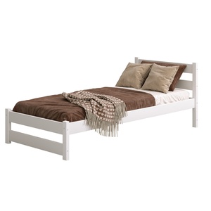 Drveni dječji krevet Zefir - bijeli - 190x80 cm - S ladicom