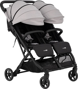 FreeON kolica za blizance Active Twin siva