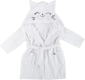 Bubaba BY FreeON ogrtač za kupanje white sa štikom mačka, 104/110/116 84393