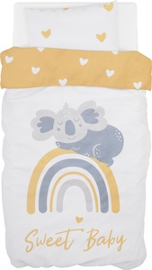 Bubaba BY FreeON posteljina 6 djelna žuta srca