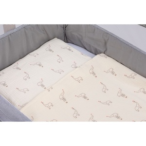 Bubaba BY FreeON posteljina za kolijevku/košaru slonići