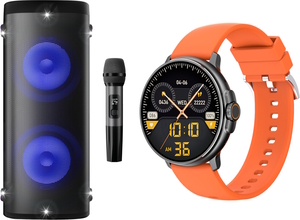 VIVAX zvučnik BS-1011 + Life PRO 2 pametni sat, narančasti