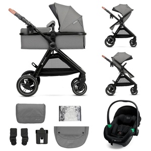 Kinderkraft Kolica Esme Pro 3u1 MINK PRO 2, Moonlight Grey