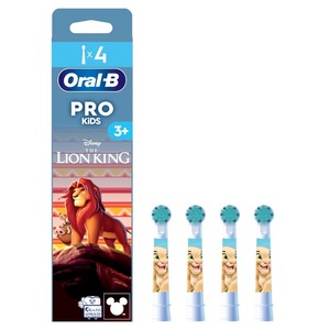Oral-B zamjenske glave Pro Kids Lion King, 4 kom