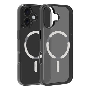 Dviced MagSafe tamna prozirna maska za iPhone 17 - Srebrna