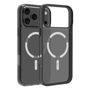 Dviced MagSafe tamna prozirna maska za iPhone 17 Pro Max - Srebrna