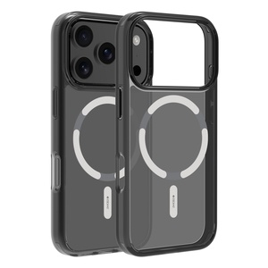 Dviced MagSafe tamna prozirna maska za iPhone 17 Pro - Srebrna