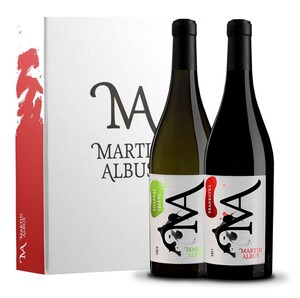 Martin Albus vina u poklon kutiji, Silvanac zeleni i Frankovka, 2 x 0,75 l