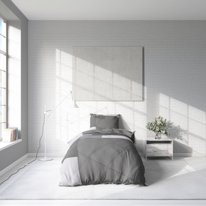 Essenza Sleep posteljina Young 2/1, 140x200 cm, sive kocke