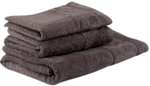 Essenza Bath ručnik Velur, 50x100 cm, tamno sivi